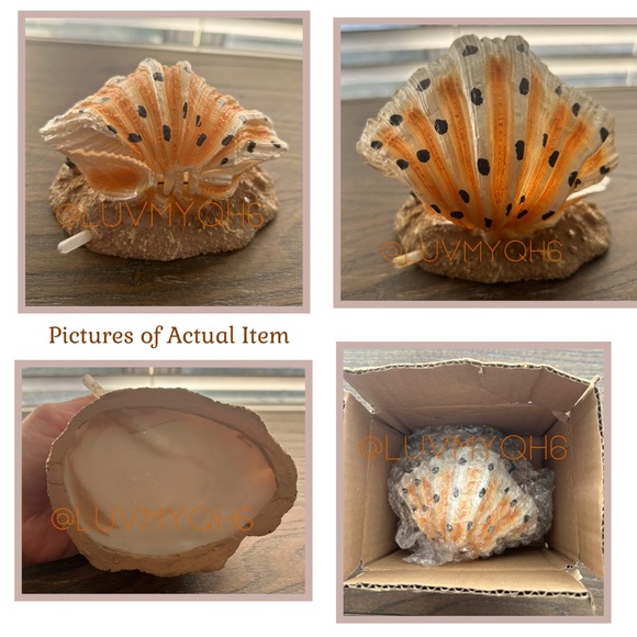 Aquarium Decor Realistic Shell Pearl - Picture 2 of 3